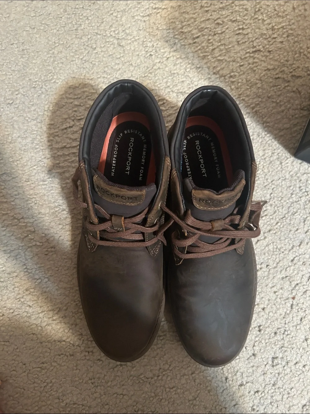 Rockport Brown Lace-Up Men's Chukka Boots